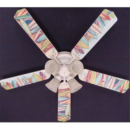 CEILING FAN DESIGNERS Ceiling Fan Designers 52FAN-KIDS-HSSB Hawaiian Surfboards Ceiling Fan 52 in. 52FAN-KIDS-HSSB